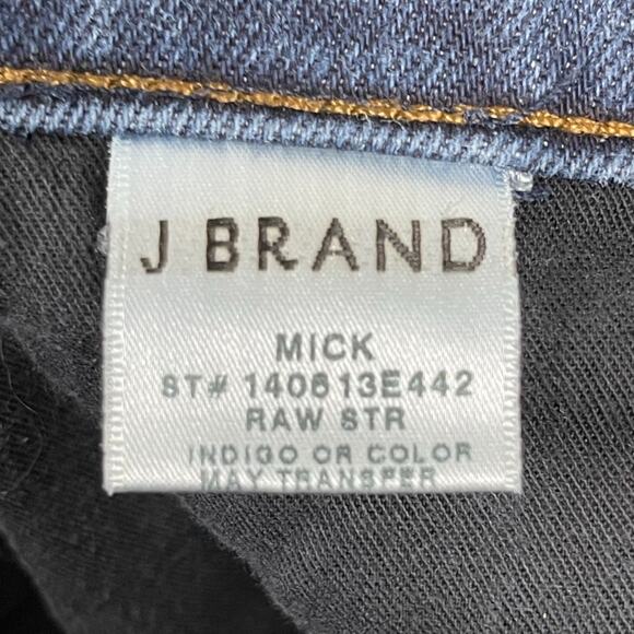 J Brand Mick Jeans Indigo 36 Straight Leg Denim Medium Wash Casual Capsule - Picture 12 of 16